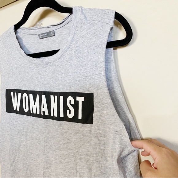 BERSHKA “Womanist” Muscle Tank - Picture 4 of 6